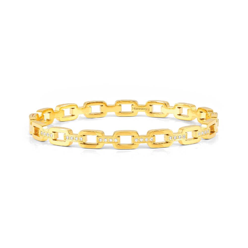 Nomination Bracciale Pretty Bangles Catena rigida e Zirconi Nomination Bracciale Pretty Bangles Catena rigida e Zirconi