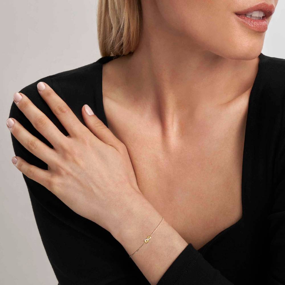Nomination Bracciale MyTreasure Infinito in Oro e Diamanti Promozione