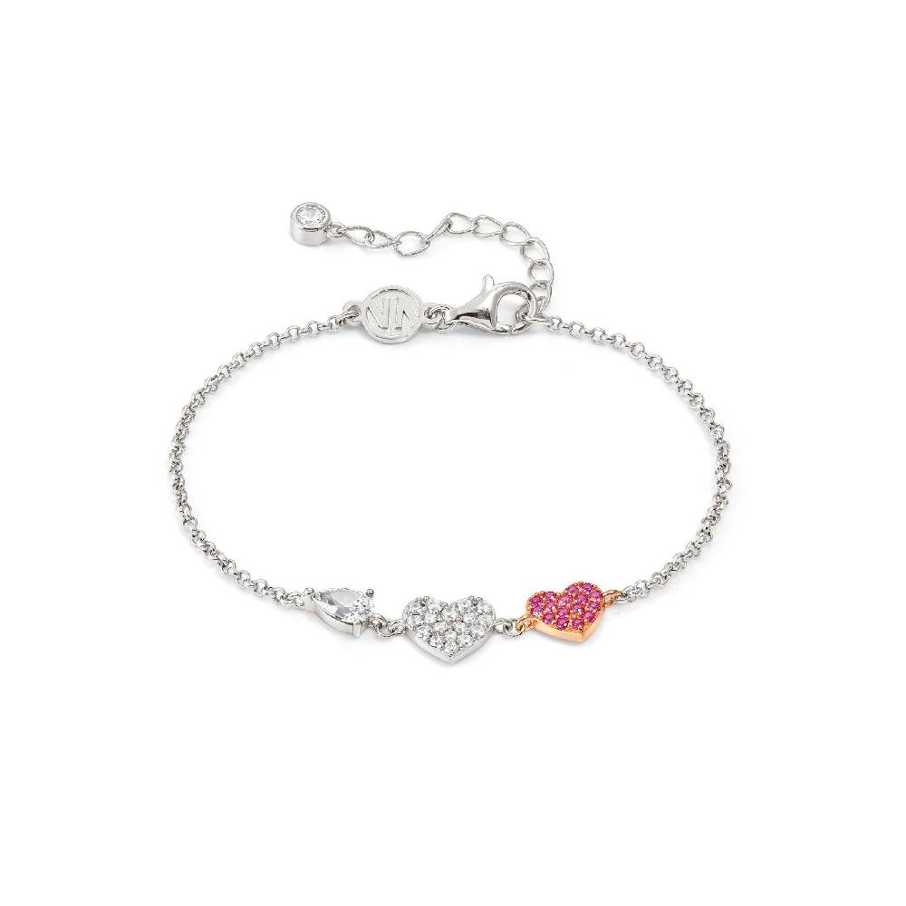 Nomination Bracciale Lucentissima Cuori e Cubic Zirconia a Goccia Nomination Bracciale Lucentissima Cuori e Cubic Zirconia a Goccia