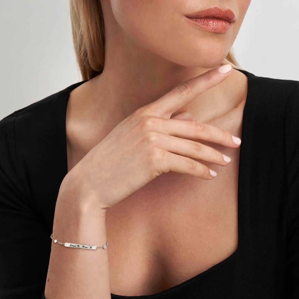 Nomination Bracciale Messaggi d'amore con Placca incidibile e simboli mix Pezzi Unici
