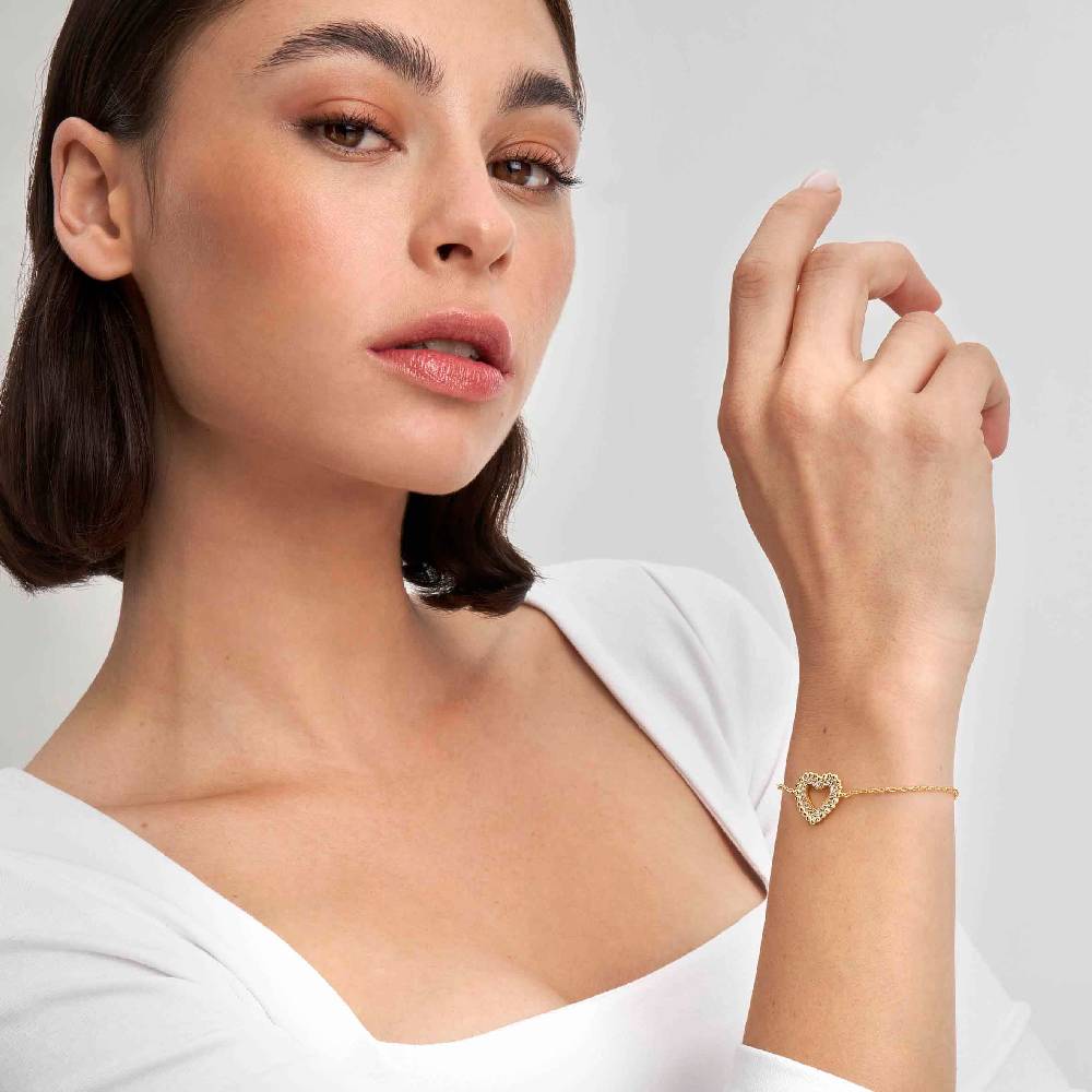 Nomination Bracciale Lovecloud Cuore con Cubic Zirconia Qualità Garantita