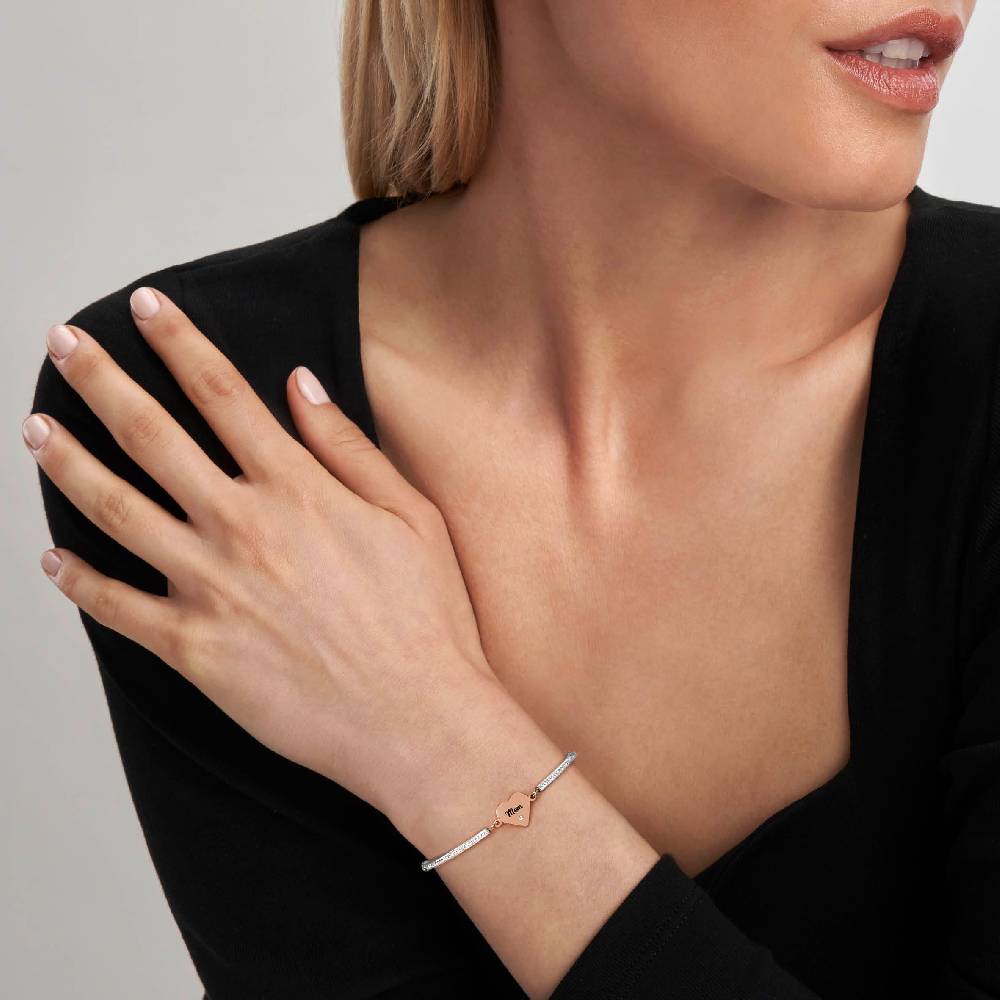Nomination Bracciale Milleluci scritta Mom in PVD rosa e Cristalli Shopping Online