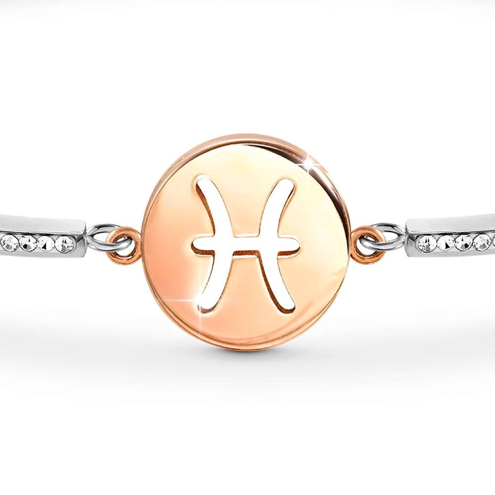 Nomination Bracciale Milleluci Zodiaco Pesci in PVD rosa e Cristalli Offerte
