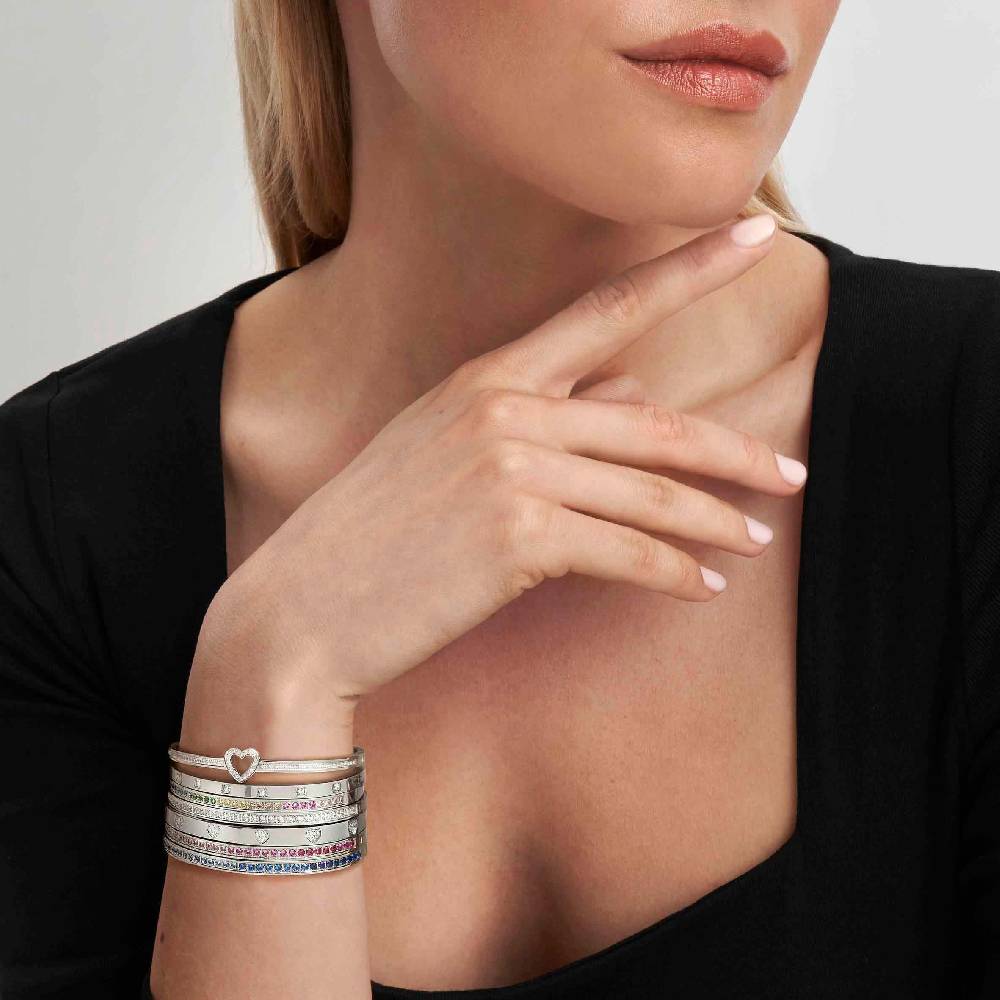Nomination Bracciale Pretty Bangles con Degradé di Zirconi azzurri Hotsell