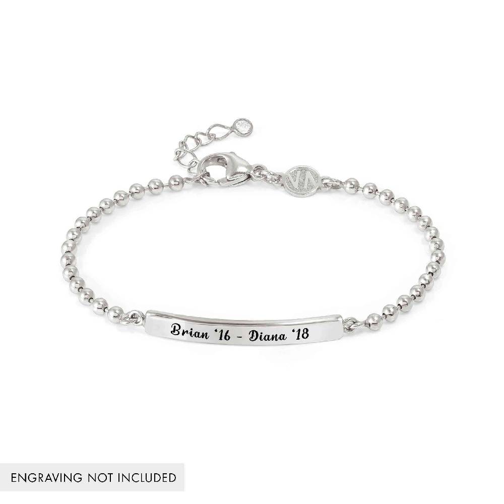 Nomination Bracciale Messaggi d'amore con Placca centrale incidibile Vendita Calda