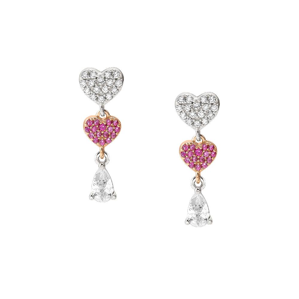 Nomination Orecchini Lucentissima Cuori e Cubic Zirconia I Più Venduti