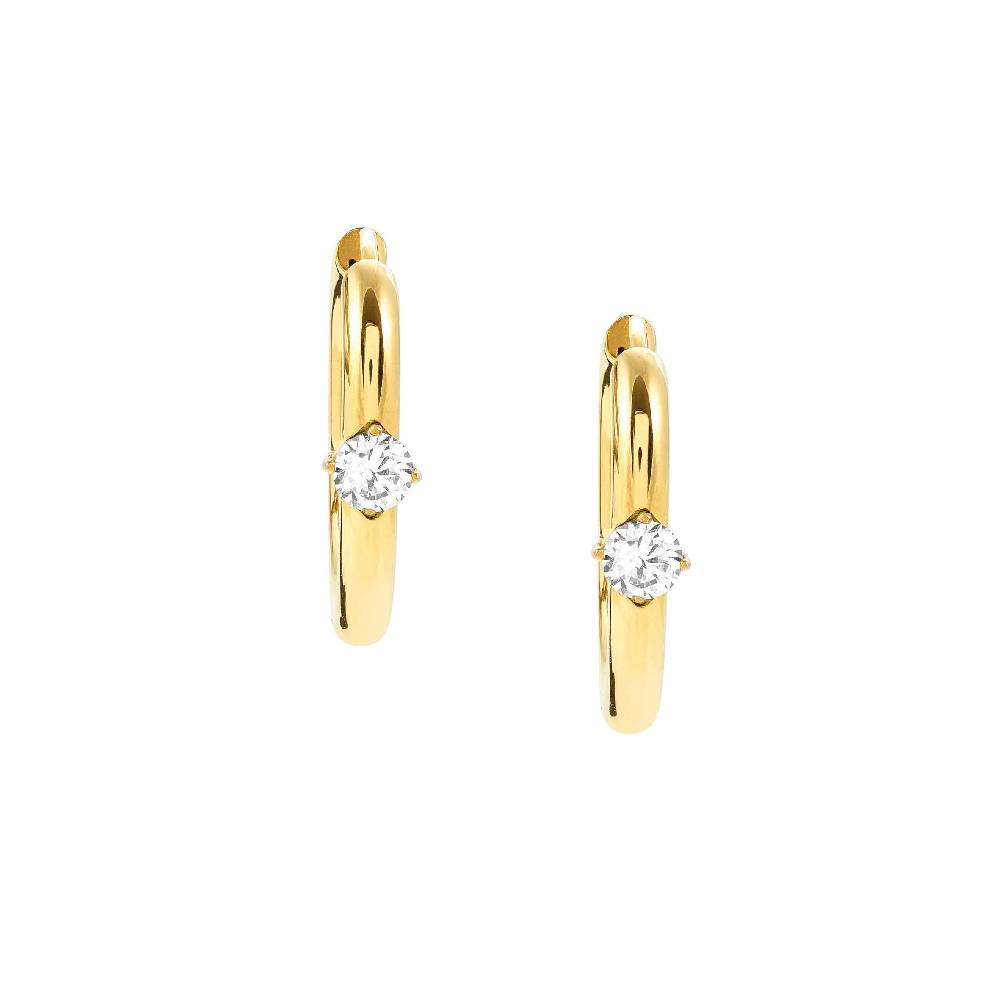 Nomination Orecchini Chainsofstyle Circolari con cubic zirconia Qualità Garantita