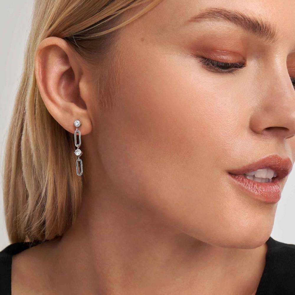 Nomination Orecchini Chainsofstyle Pendenti con Cubic zirconia Novità