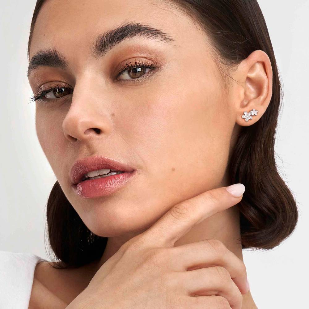 Nomination Orecchini misstrendy con fiori con cubic zirconia e pvd colorato Offerta