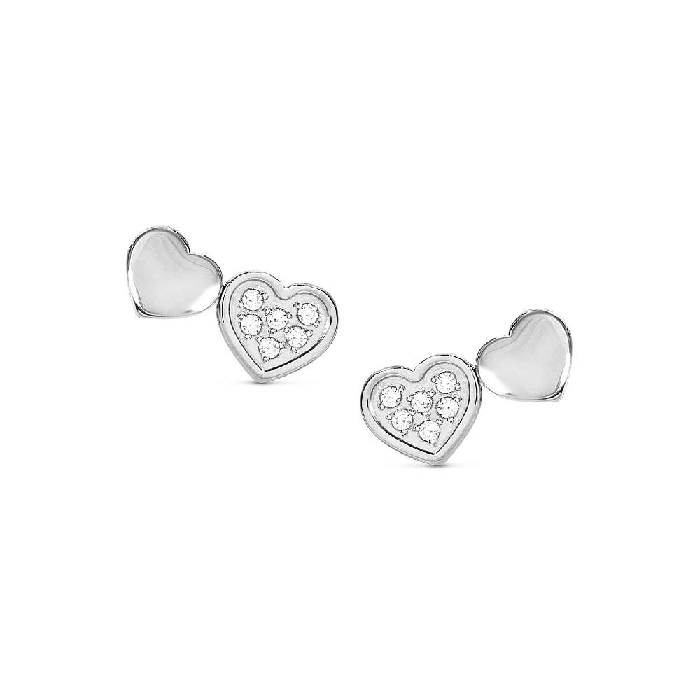 Nomination Orecchini misstrendy con cuori con cubic zirconia e pvd colorato