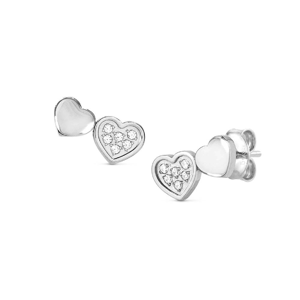 Nomination Orecchini misstrendy con cuori con cubic zirconia e pvd colorato Offerte