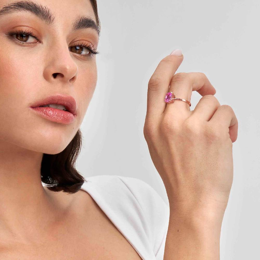 Nomination Anello Colour Wave con Zircone rosa Sconto