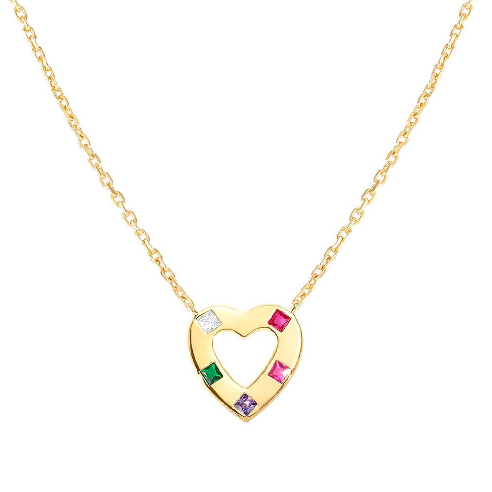 Nomination Collana Carismatica Cuore e CubIc Zirconia mixed Vendita Economica