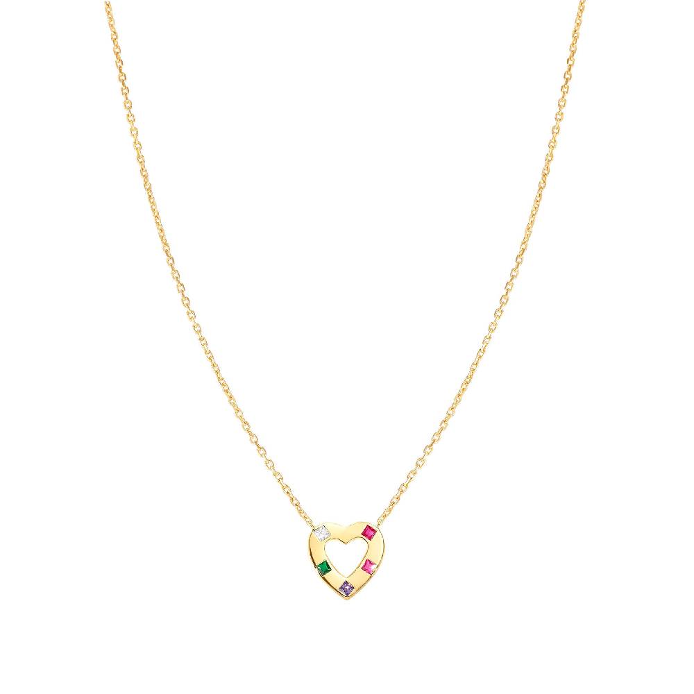Nomination Collana Carismatica Cuore e CubIc Zirconia mixed Vendita Economica