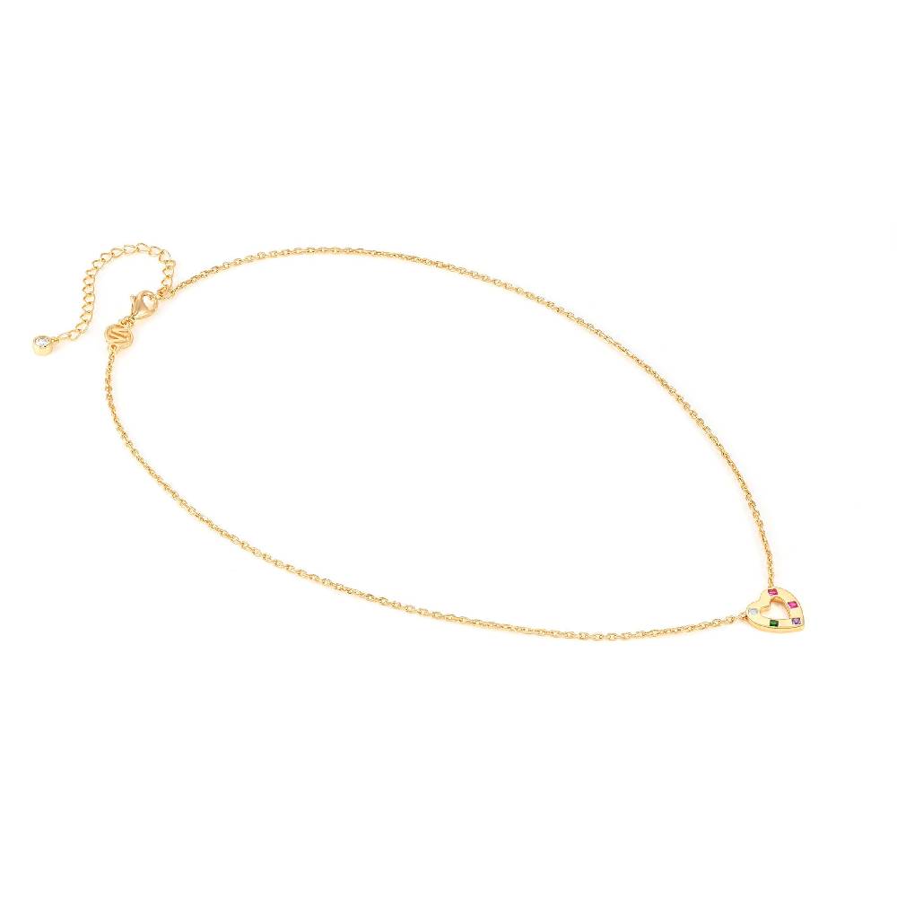 Nomination Collana Carismatica Cuore e CubIc Zirconia mixed Vendita Economica