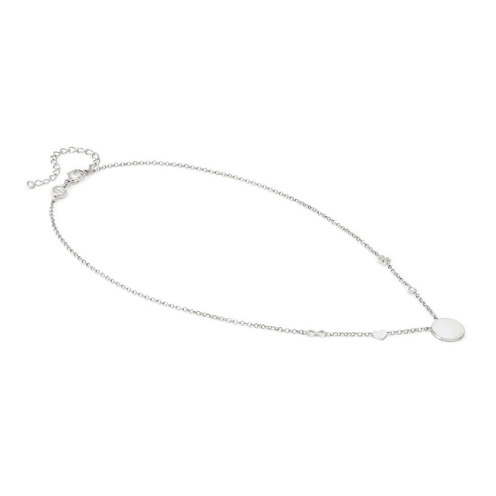 Nomination Collana Messaggi d'amore Tondo incidibile e mix simboli Saldi Di Fabbrica