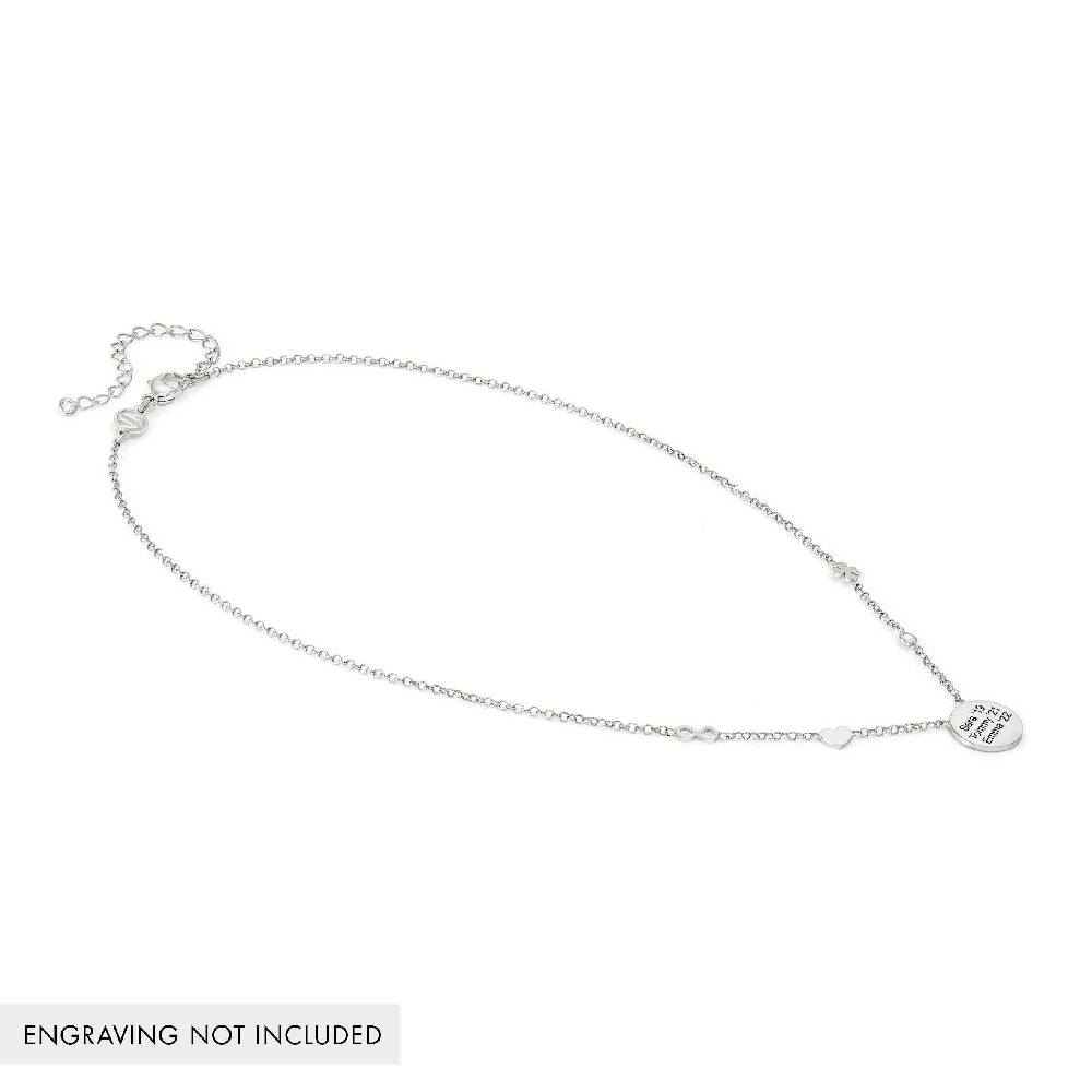 Nomination Collana Messaggi d'amore Tondo incidibile e mix simboli Saldi Di Fabbrica