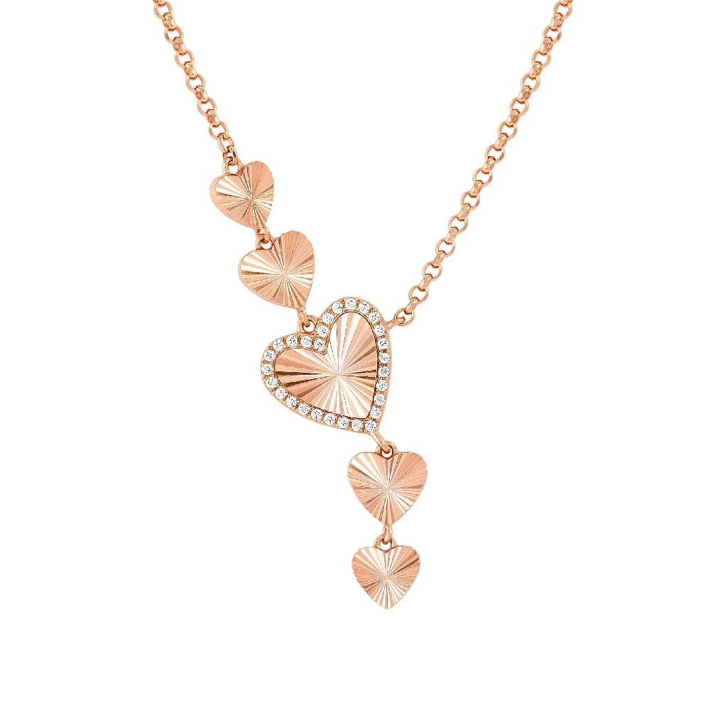 Nomination Collana TrueJoy con Cuori diamantati Vendita