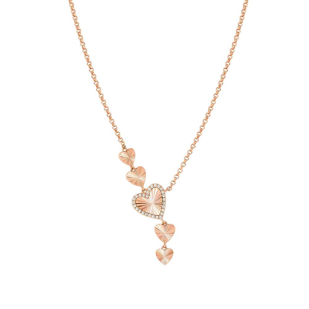 Nomination Collana TrueJoy con Cuori diamantati Vendita