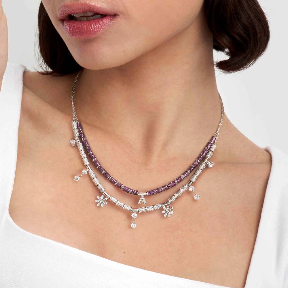 Nomination Collana SEIMIA con pendente a forma di cuore in madreperla Spedizione Gratuita