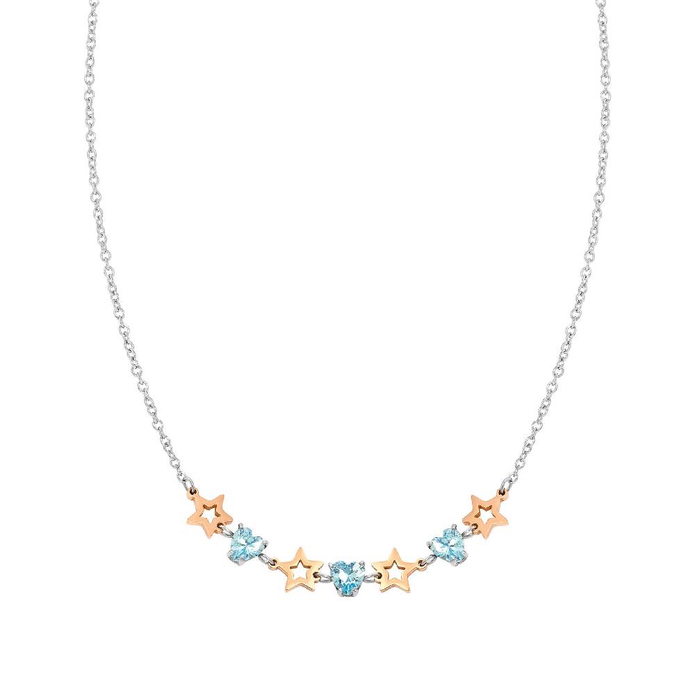 Nomination Collana Principessina pietre celesti e stelle Prezzo Ridotto