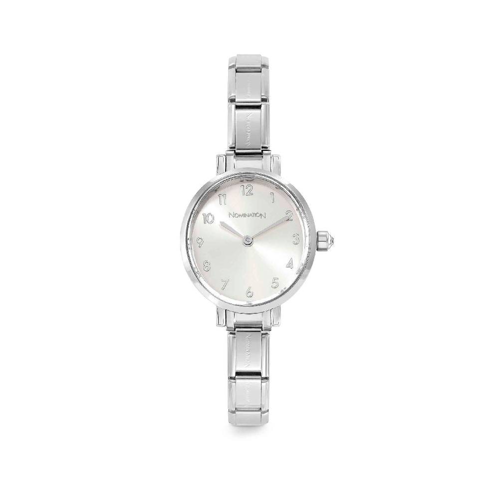 Nomination Orologio Composable con Quadrante Argento Sunray Ovale Saldi