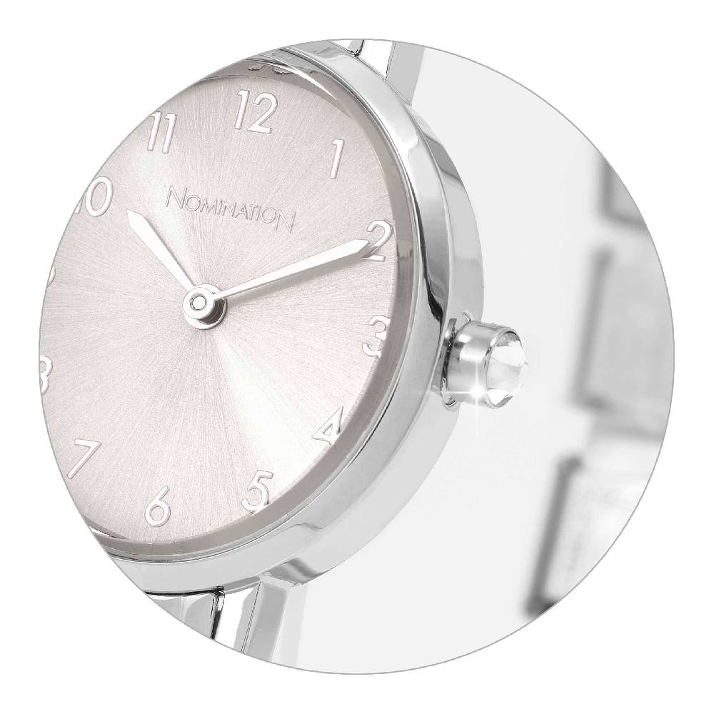 Nomination Orologio Composable con Quadrante Argento Sunray Ovale Saldi