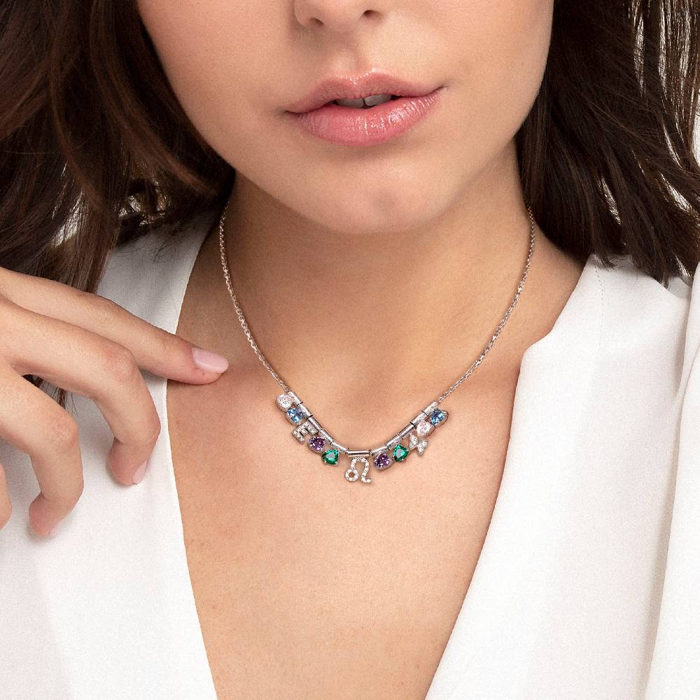 Nomination Ciondolo SeiMia con Cubic Zirconia Rosso e Bianco Presa