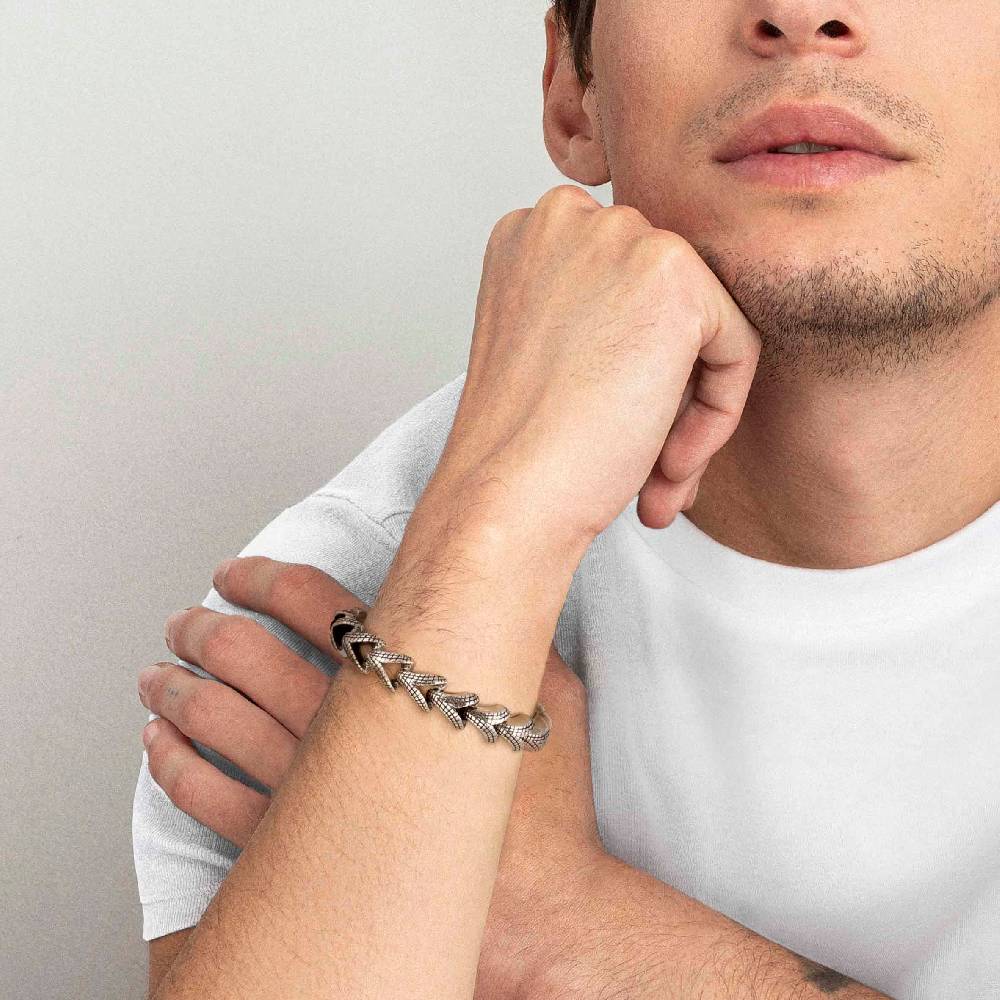 Nomination Bracciale Uomo con catena intrecciata Convenienza