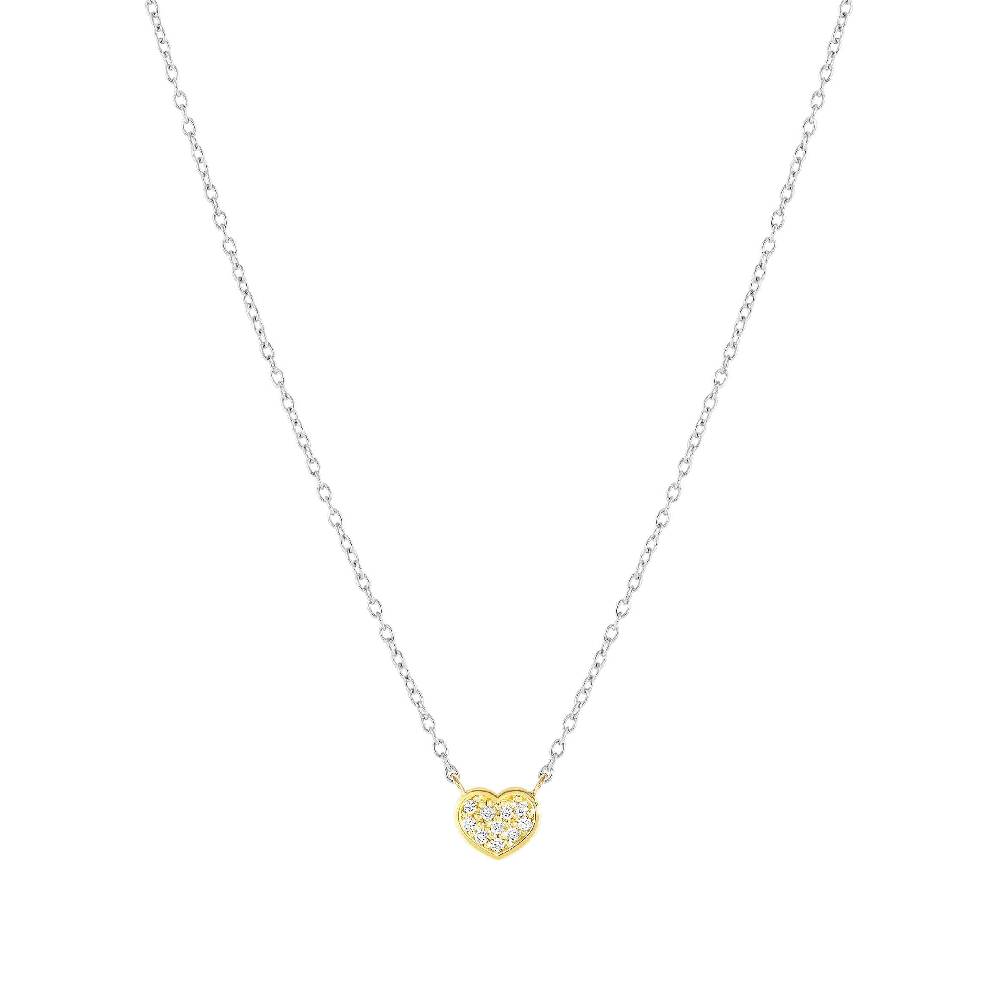 Nomination Collana MyTreasure Cuore in Oro e Diamanti Spedizione Gratuita