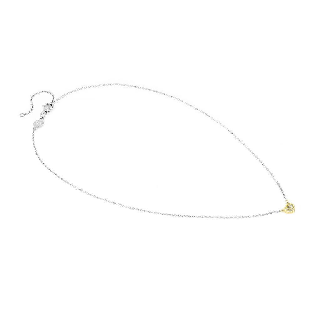 Nomination Collana MyTreasure Cuore in Oro e Diamanti Spedizione Gratuita