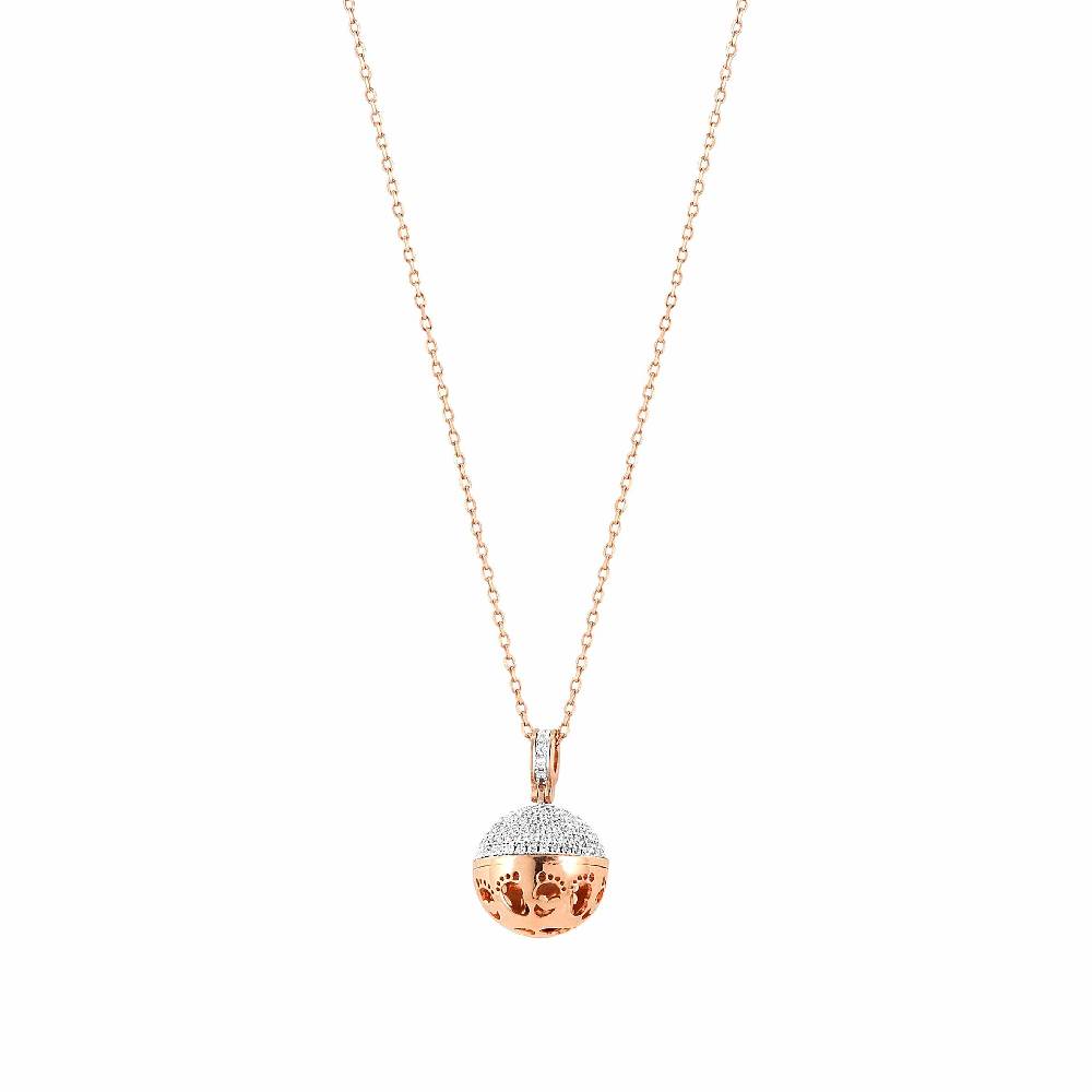 Nomination Collana New Born piedini oro rosa In Vendita