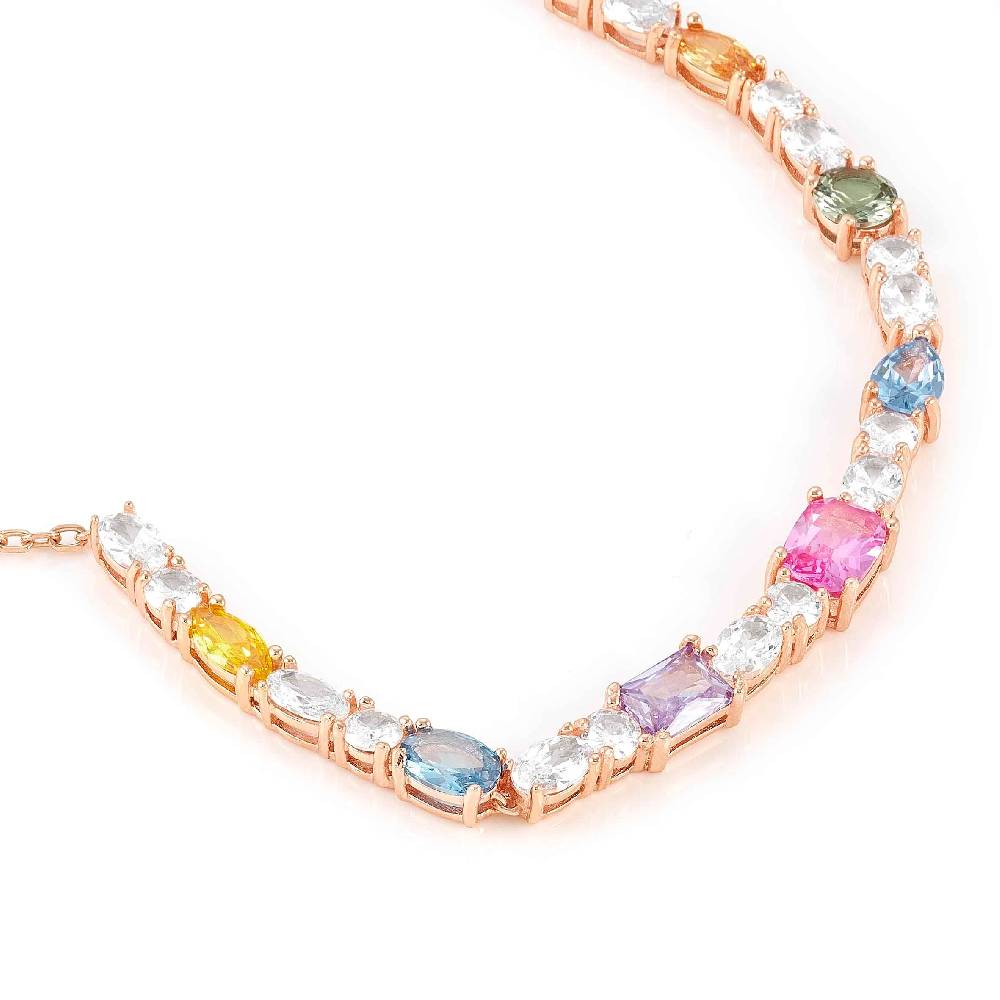 Nomination Collana Colour Wave mix pietre colorate Vendita Calda
