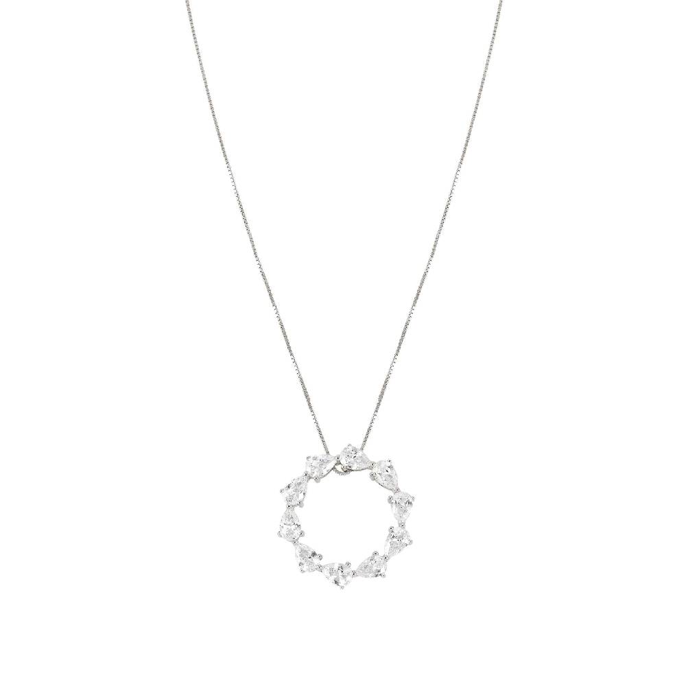 Nomination Collana Colour Wave con Pendente circolare Saldi Di Fabbrica