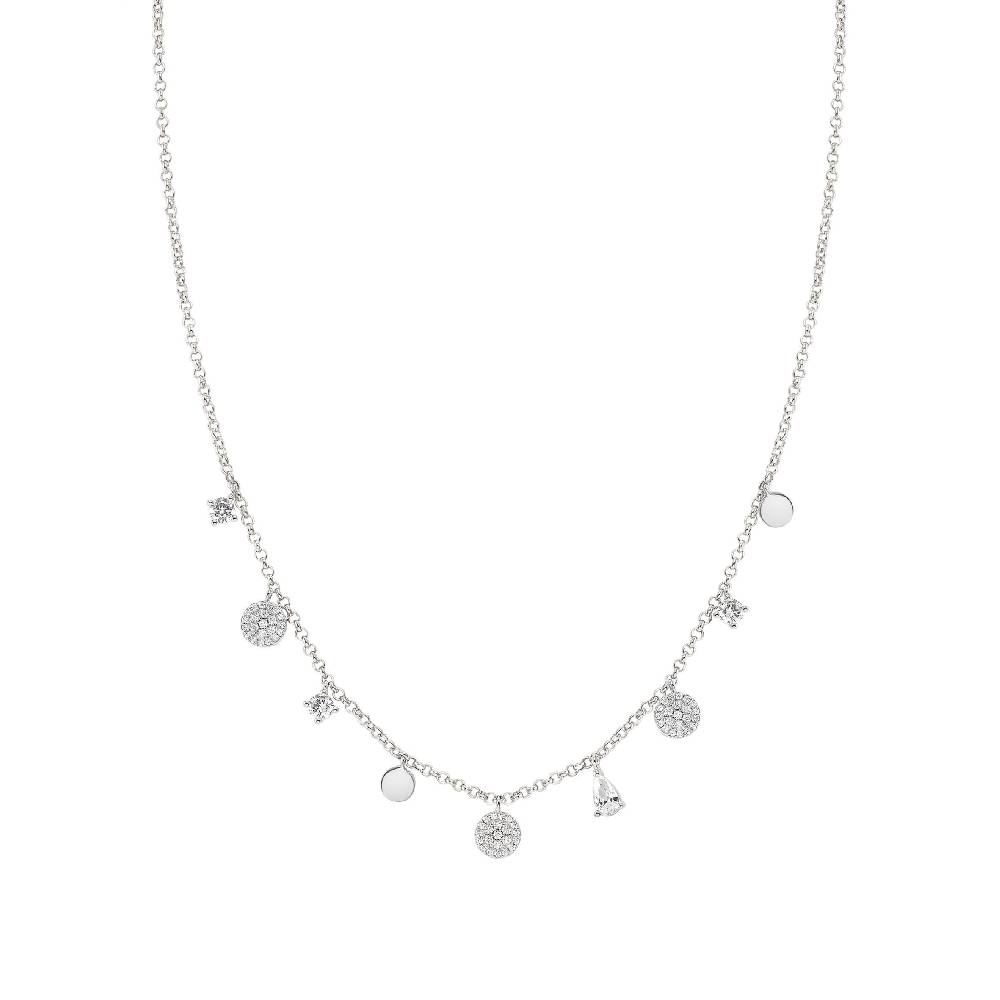 Nomination Collana Lucentissima Mix Pendenti Tondi e Cubic Zirconia I Più Venduti