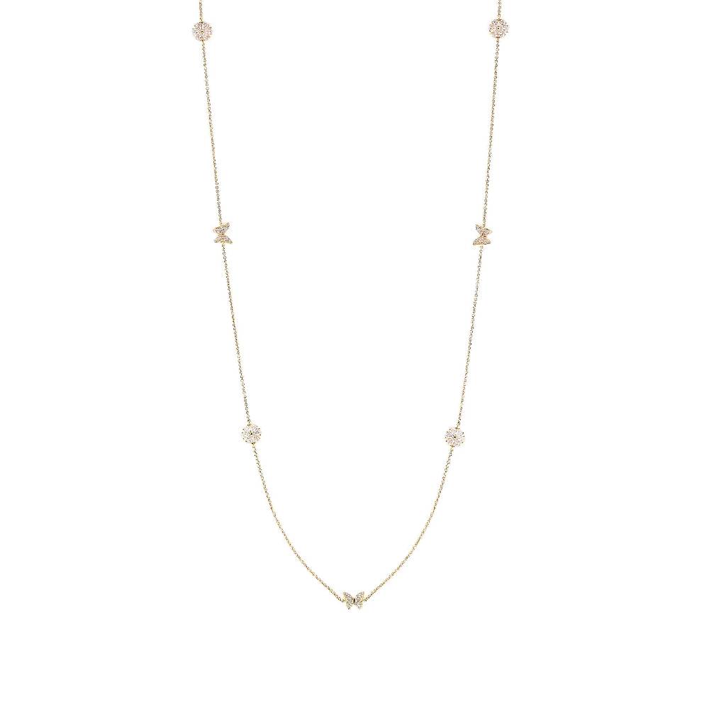 Nomination Collana Lunga Sweetrock Nature in Argento Fino Al -60%