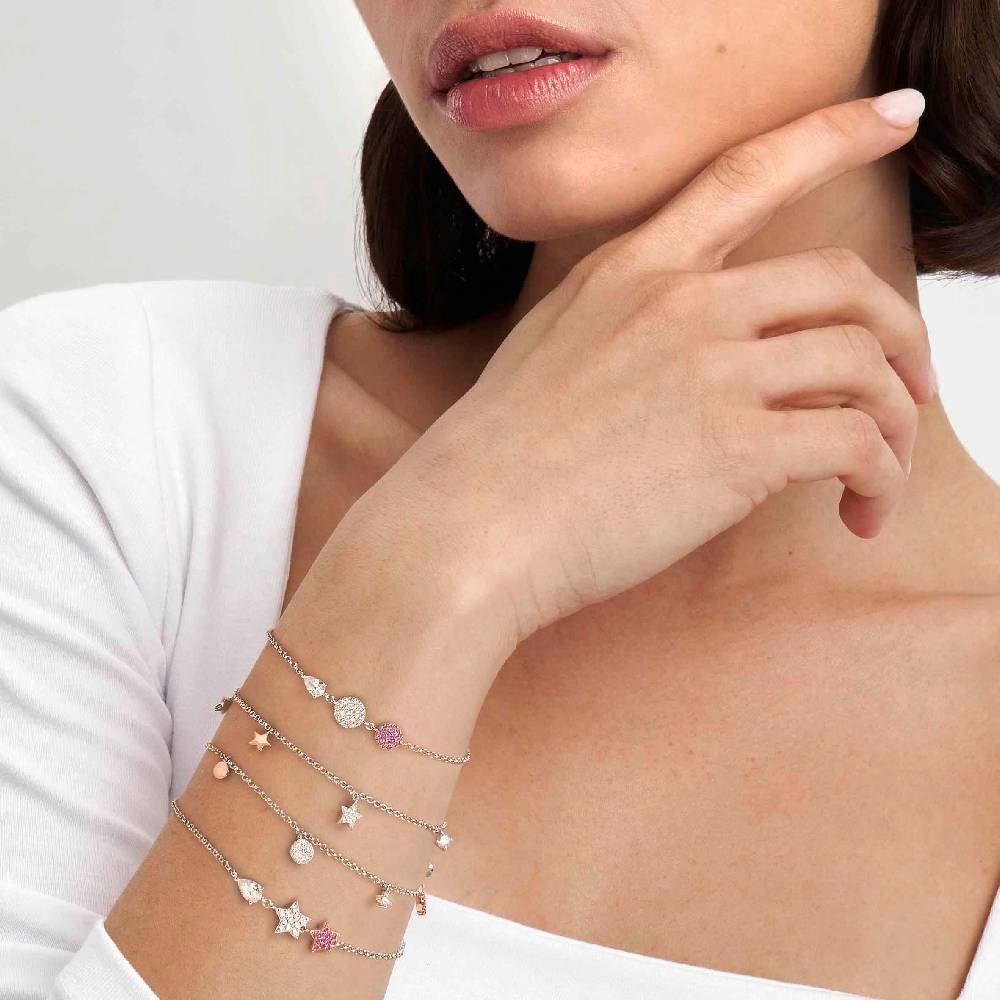 Nomination Bracciale Lucentissima Mix Pendenti Stelle e Cubic Zirconia Sconto