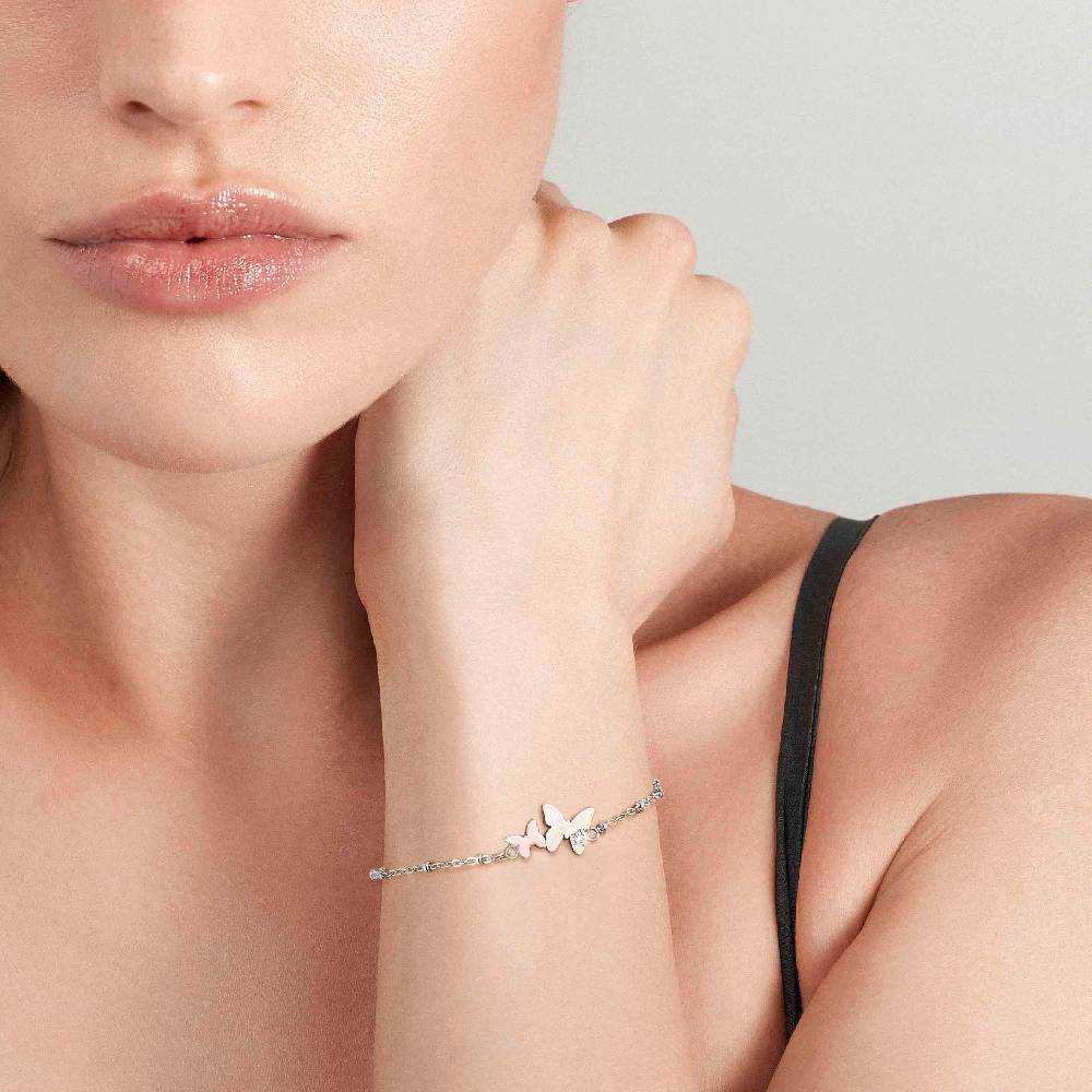 Nomination Bracciale Happyworld Farfalle con Smalto Pezzi Unici
