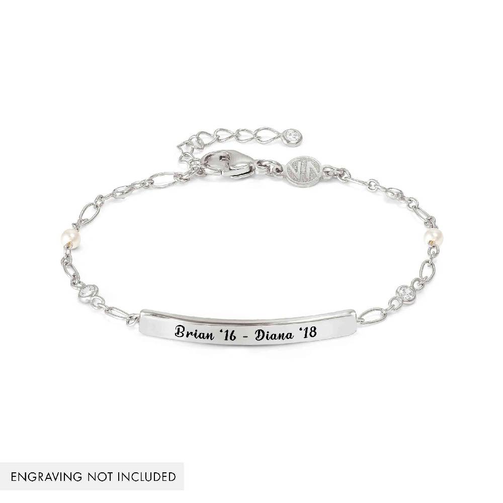 Nomination Bracciale Messaggi d'amore con Placca e Zirconi tondi Prezzo Ridotto