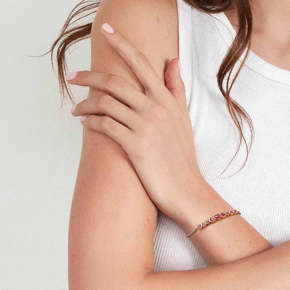 Nomination Bracciale Milleluci con Cristalli a cuore Hotsell