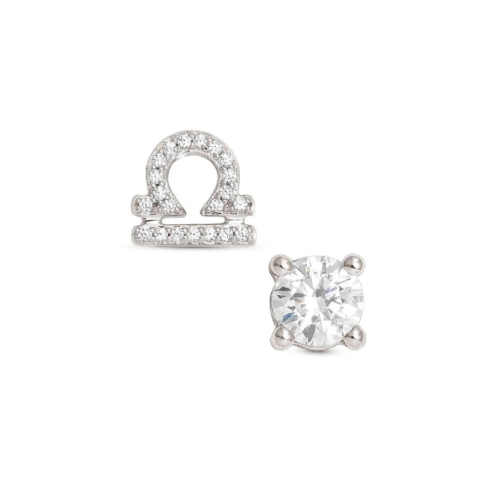 Nomination Orecchini MYZODIAC Bilancia in argento e zircone Shopping Online