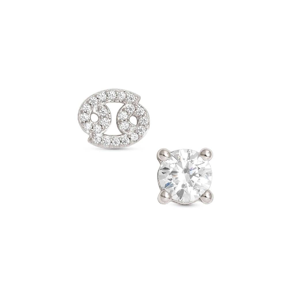 Nomination Orecchini MYZODIAC Cancro in argento e zircone Sconto