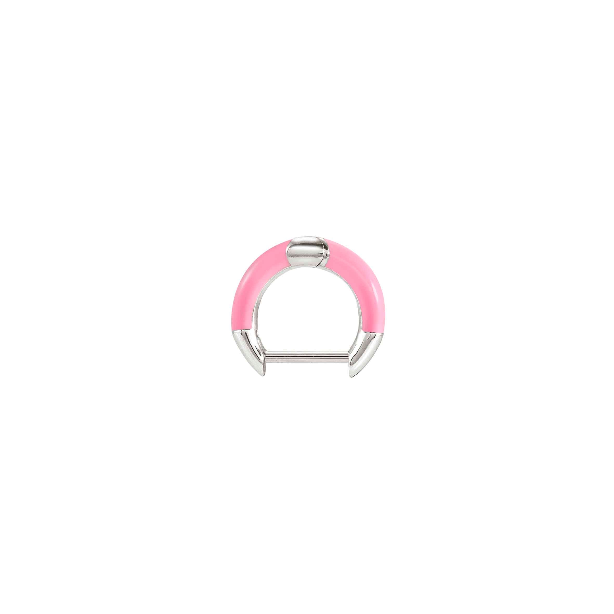 Nomination Orecchino SeiMia in Argento e Smalto Rosa Hotsell