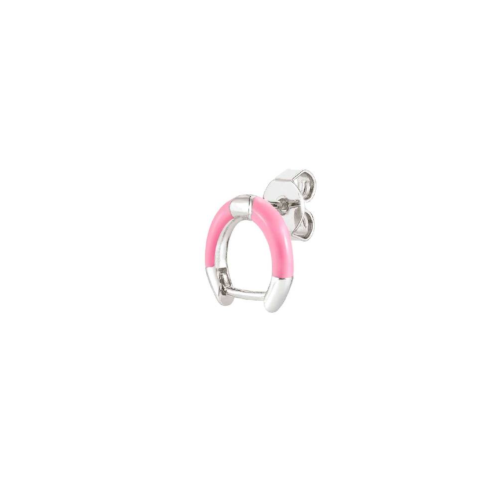 Nomination Orecchino SeiMia in Argento e Smalto Rosa Hotsell
