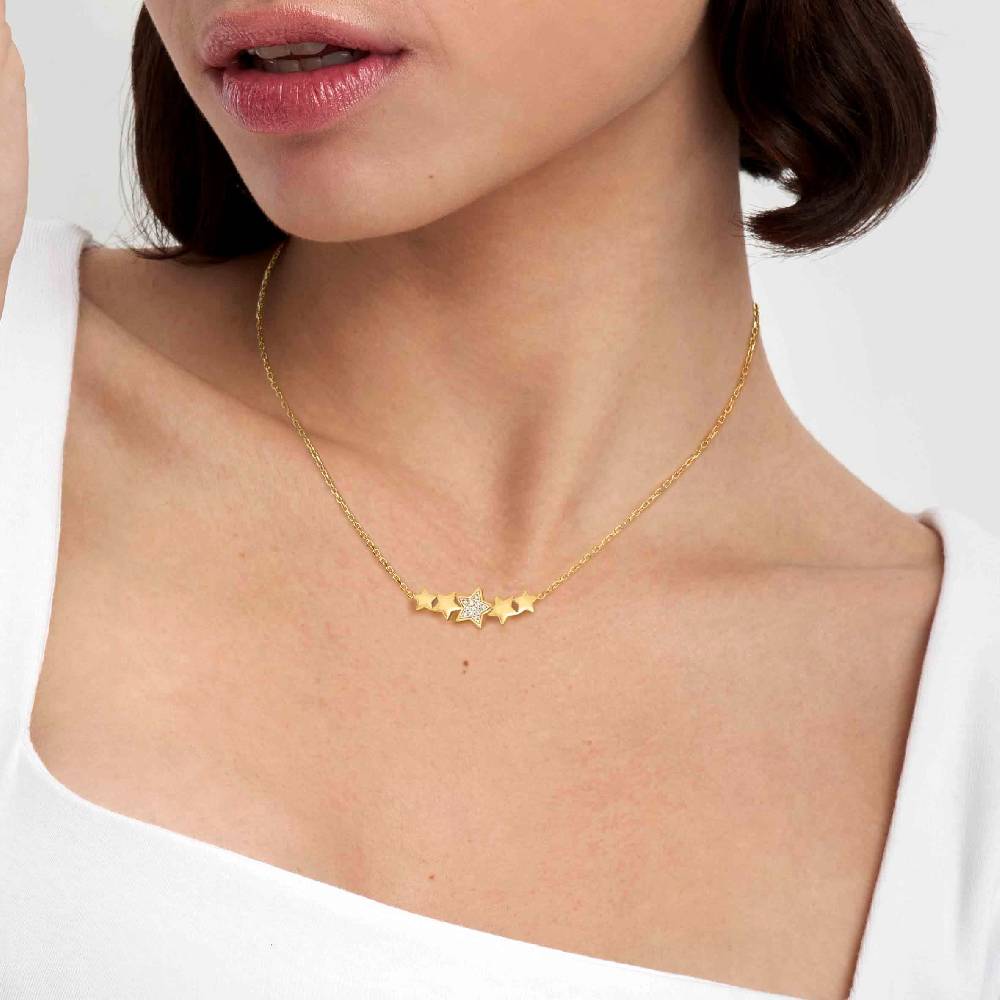 Nomination Collana misstrendy con stelle e cubic zirconia Promozione Limitata