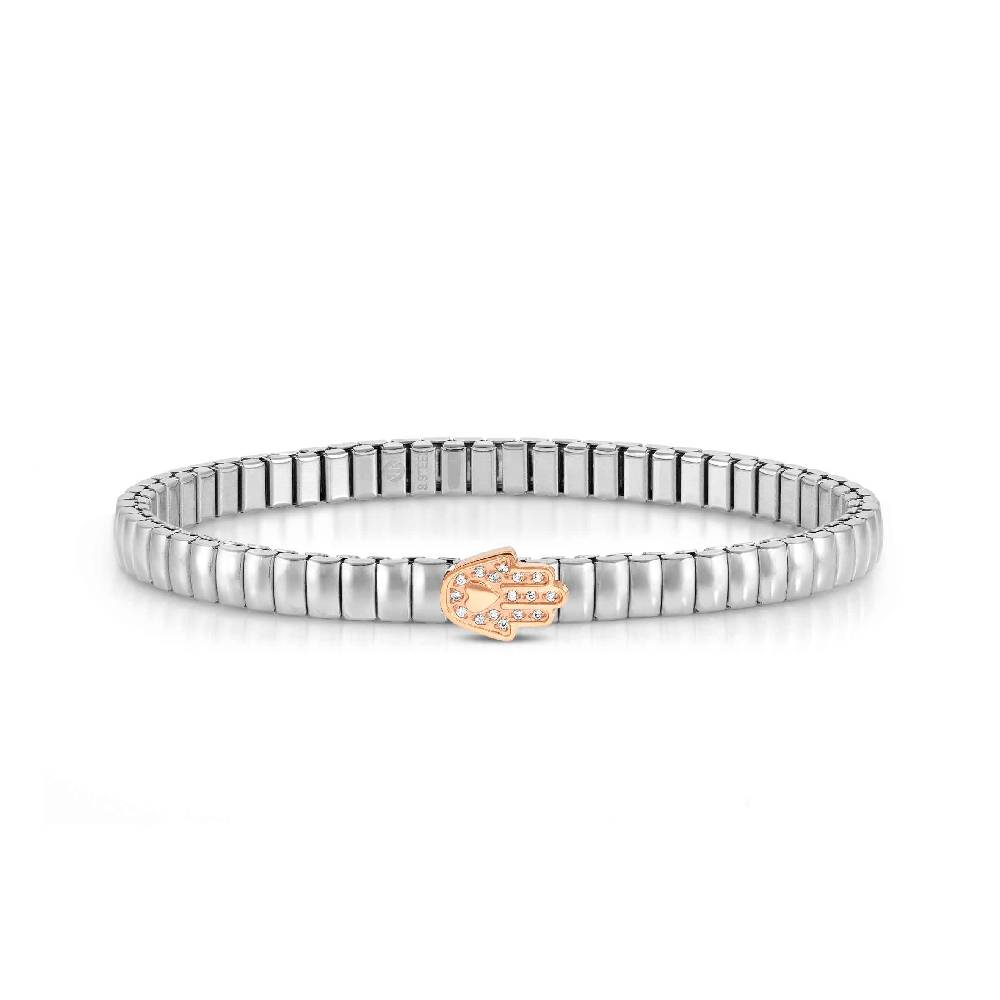 Nomination Bracciale Extension in Acciaio con Mano di Fatima Offerta natalizia
