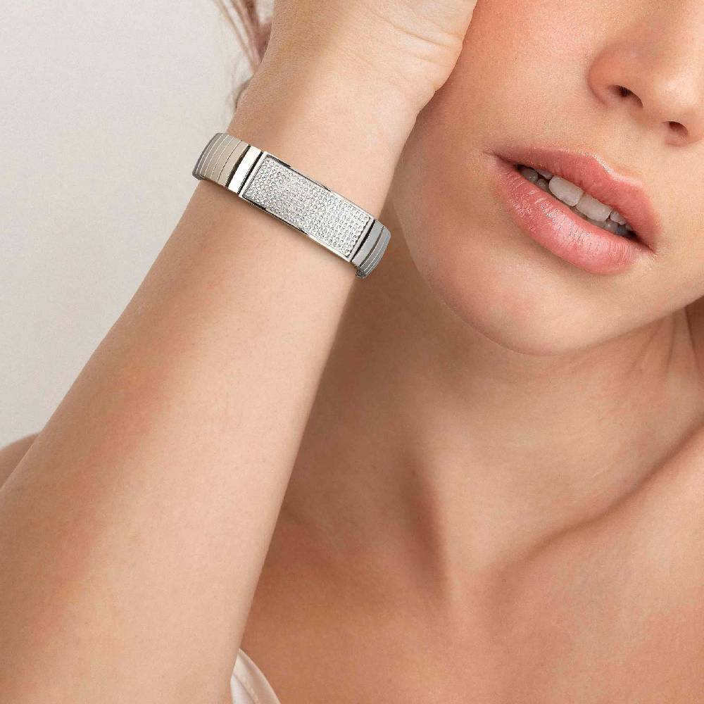 Nomination Bracciale estensibile GLITTER Big in Acciaio Nuovi prodotti