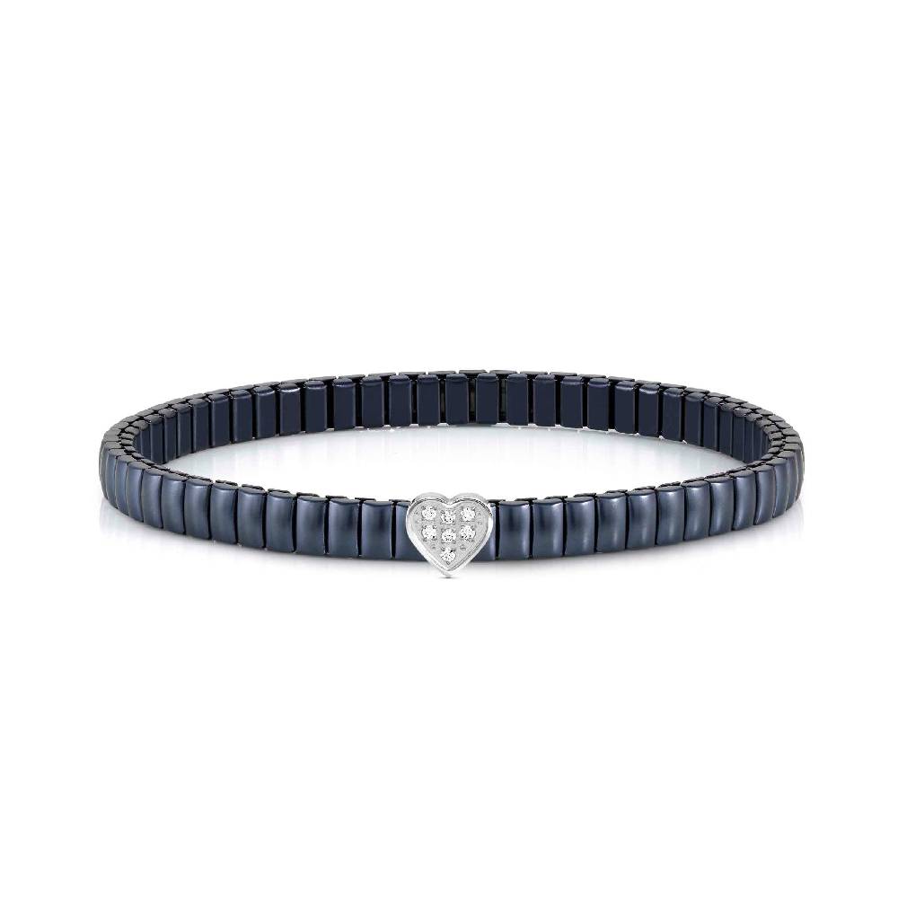 Nomination Bracciale Extension in PVD con Cuore