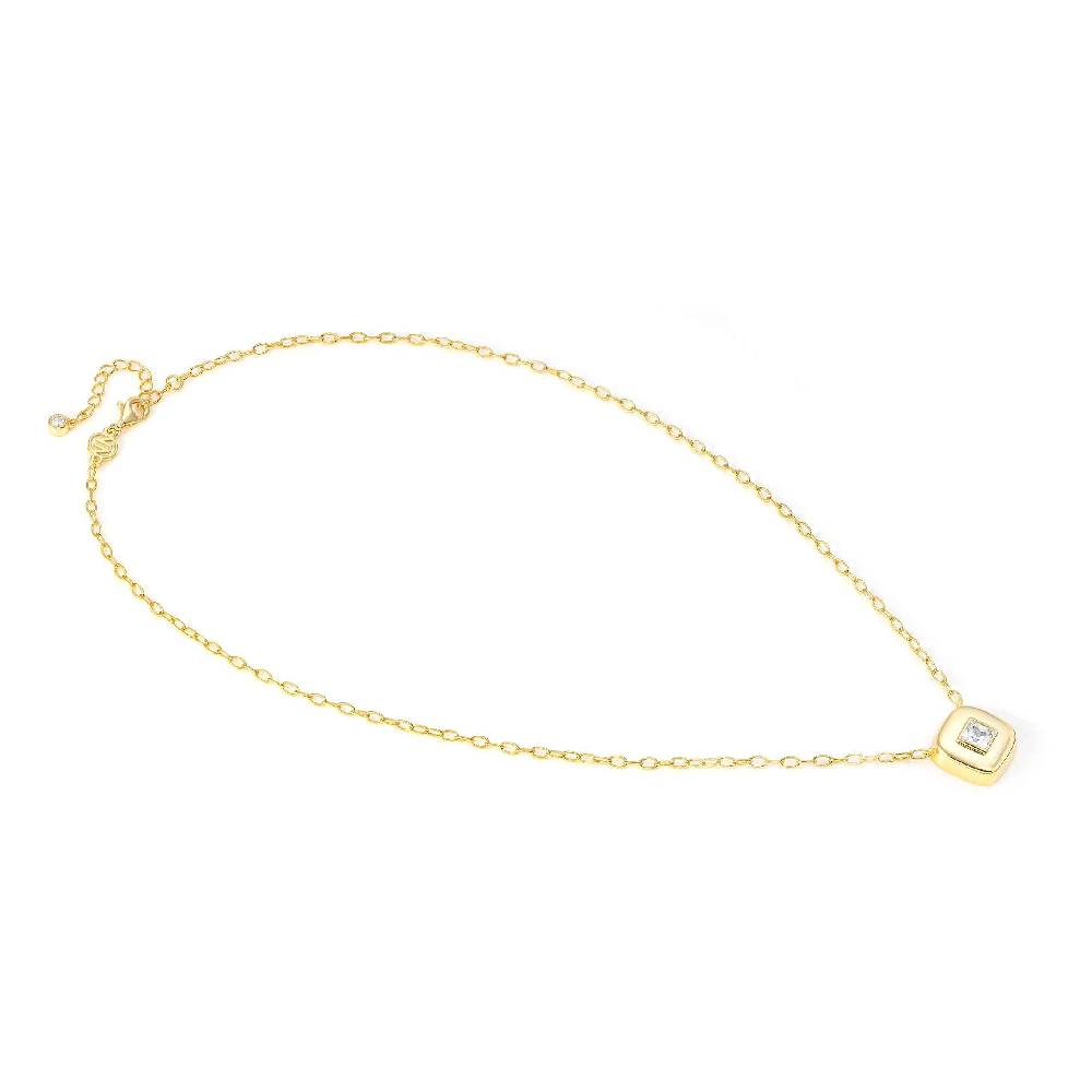 Nomination Collana Domina oro con simbolo quadrato Nuovo