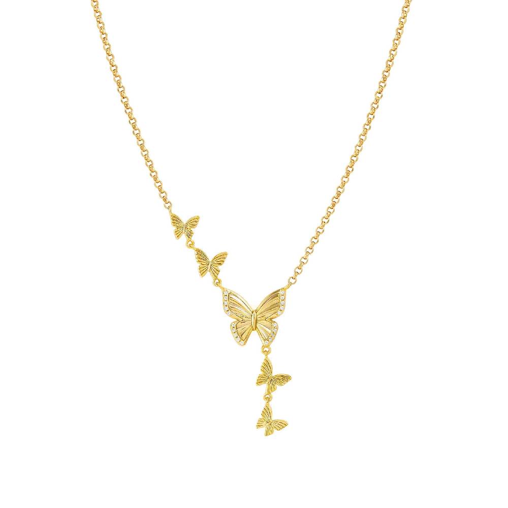Nomination Collana TrueJoy con Farfalle diamantate Presa